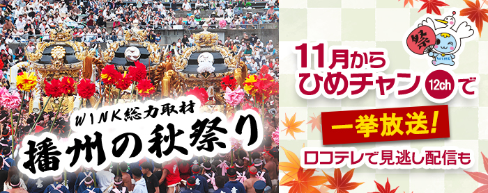 WINK「播州の秋祭り」特番