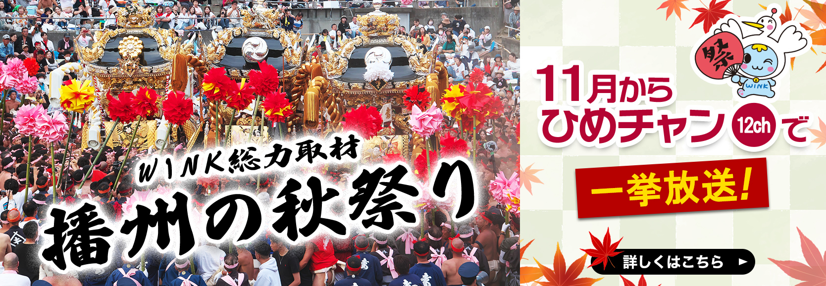 WINK「播州の秋祭り」特番