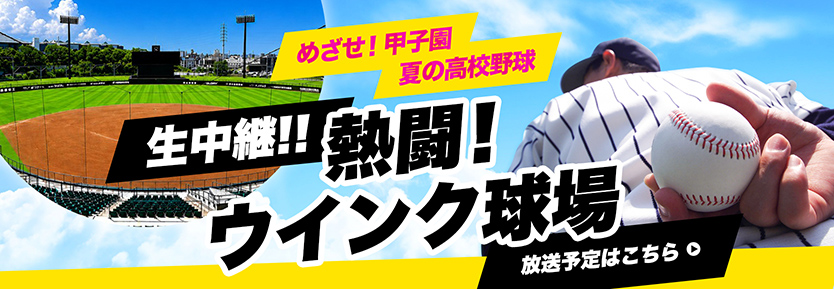夏の高校野球生中継！